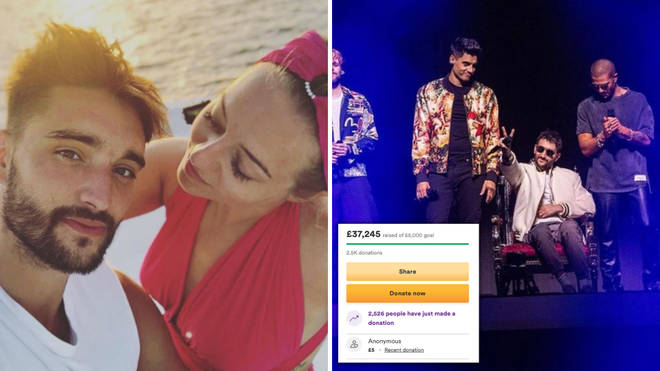 Tom Parker's wife set up a GoFundMe page following his tragic death