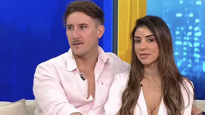 Daniel and Carolina from MAFS Australia appeared on the Today Show