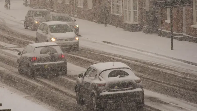 Snow is expected across Scotland this morning