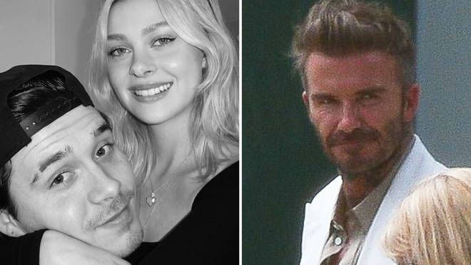 David Beckham is said to have shed a tear while delivering his speech