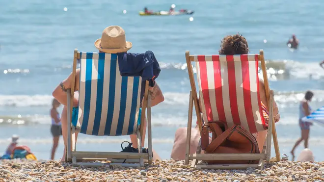 It could be sunbathing weather over the weekend