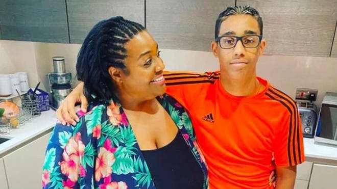 Alison Hammond has called her son the 'apple of her eye'