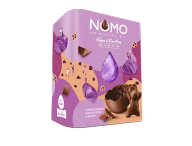 NOMO have just launched a Cookie Dough Crunch egg