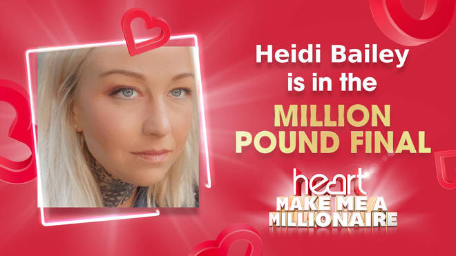 Heidi turned down £9,000 for the chance to win £1million in Heart's Make Me A Millionaire 