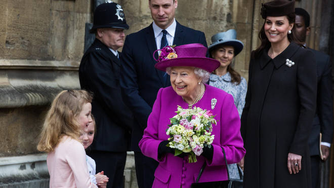Kate and William turned up late to the Easter service