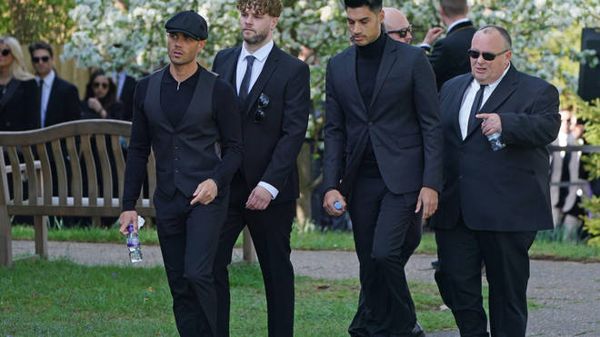 The Wanted boys attended the funeral of Tom Parker