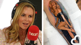 Amanda Holden was shocked to see her tattoo tribute