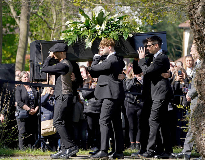 The Wanted boys were pallbearers at Tom Parker's funeral