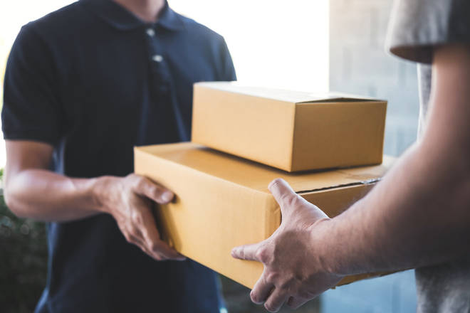 The woman said she takes in daily parcels for her neighbours (stock image)