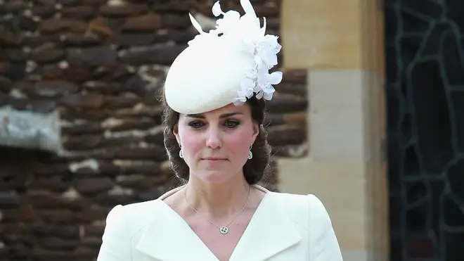 Kate at Princess Charlotte's christening in 2015