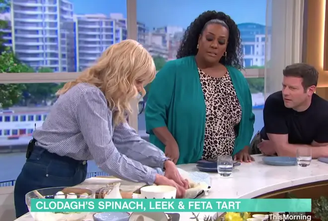 Alison Hammond and Dermot O'Leary didn't appear to notice the mistake either
