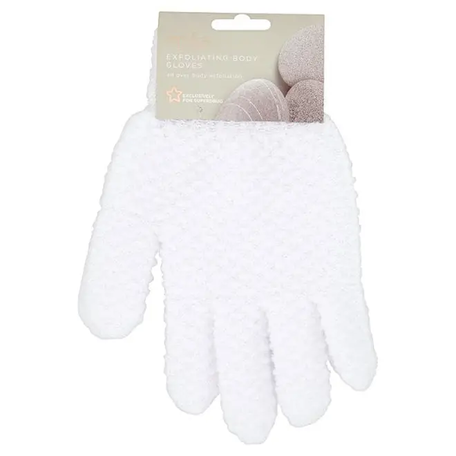 Exfoliating gloves do the job and are affordable