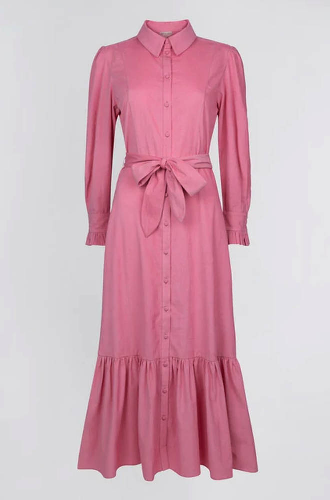 Pink Corduroy dress by Beulah