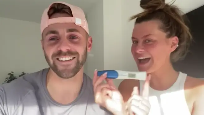 The couple announced they were expecting a baby earlier this month