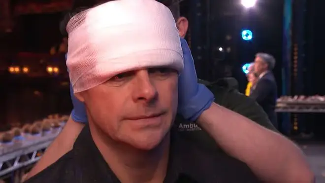 Ant was messing around backstage with Dec when the injury occurred