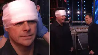 Ant McPartlin got a cut on his head while filming Britain's Got Talent