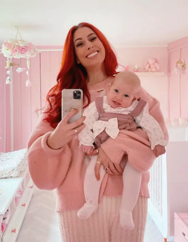 Stacey Solomon has shared a video of baby Rose's first word