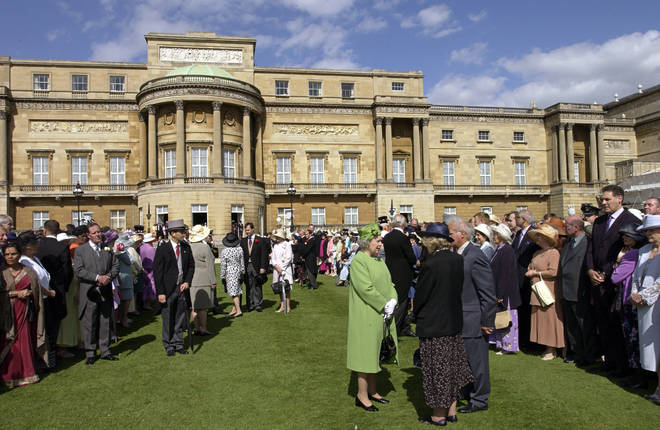 The Queen would usually spend a lot of time on her feet at these events, meeting and greeting the guests