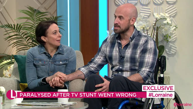 Jonathan Goodwin told Lorraine he gave Amanda a 'get out of jail free card' after his accident