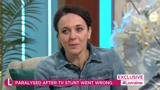 Amanda Abbington was visibly emotional as Jonathan spoke about giving her a 'get out of jail free card'