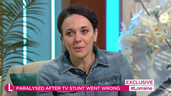 Amanda Abbington was visibly emotional as Jonathan spoke about giving her a 'get out of jail free card'