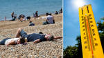 Brits are set for an absolute scorcher in the coming weeks (right: stock image)