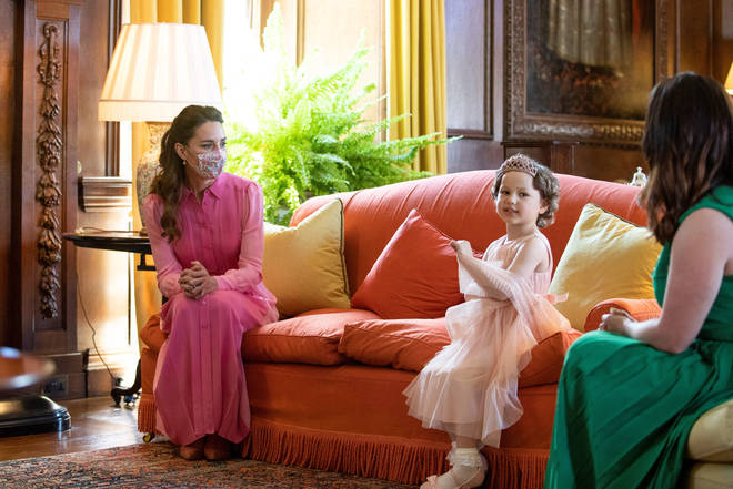 The Duchess of Cambridge first met Mila Sneddon in person in 2021 when she invited the little girl and her family to tea