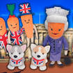 The Queen and Prince Charles have been turned into carrots by Aldi who are celebrating Her Majesty's Platinum Jubilee