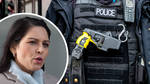 Priti Patel will announce on Tuesday volunteer police officers will be given Taser training