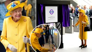 The Queen looked on great form as she arrived at Paddington Station