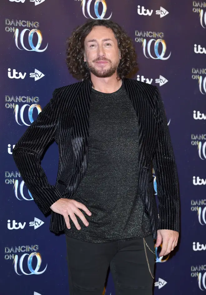 Ryan Sidebottom strikes a pose at the Dancing On Ice 2019 series launch
