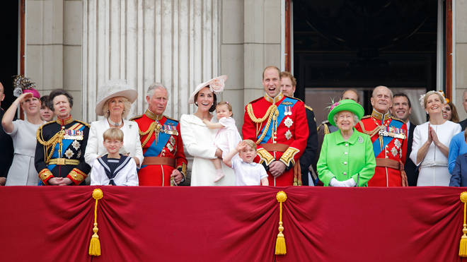 Royal Family members will stand on the balcony of Buckingham Palace to watch the flypast