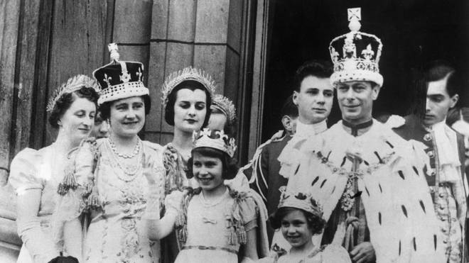 The Queen at her fathers coronation in 1937