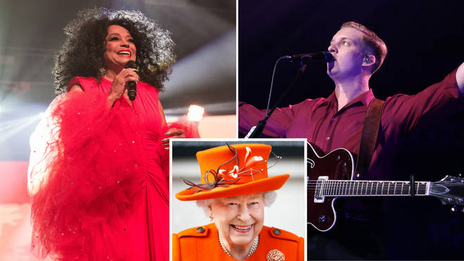 Diana Ross and George Ezra are playing at the Platinum Jubilee party