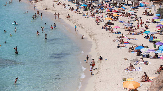 Swimwear is allowed on beaches in Spain