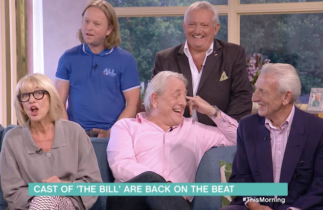 The cast of The Bill reunited back in 2018 on the This Morning sofa
