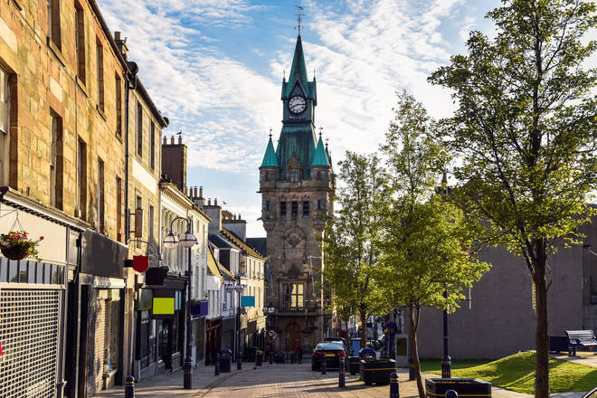 Dunfermline in Scotland has been given city status