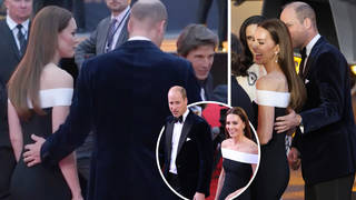 Prince William and Kate Middleton share rare moment of PDA at Top Gun premiere