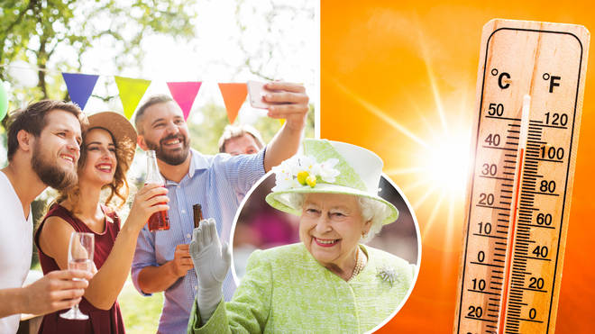 The Queen's Platinum Jubilee weekend is set to be warm and sunny