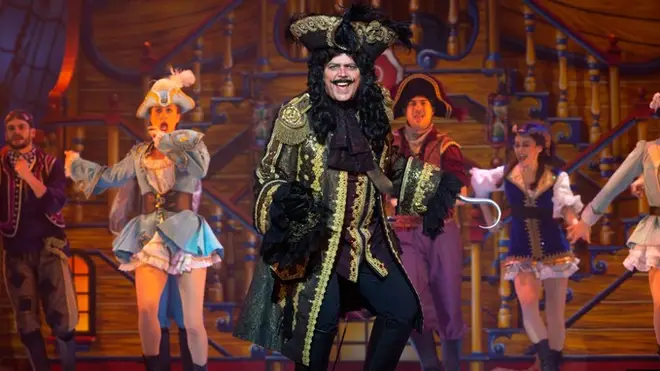 Jimmy Osmond as Captain Hook in Peter Pan