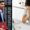 Rishi Sunak announced a £15bn cost of living package in the House of Commons today (right: stock image)