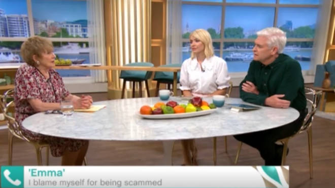 Holly Willoughby and Phillip Schofield spoke to a woman who was scammed