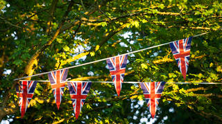 Making bunting is a great way to spend time with your family in the run-up to the Jubilee Weekend