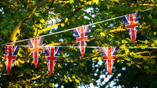 Making bunting is a great way to spend time with your family in the run-up to the Jubilee Weekend