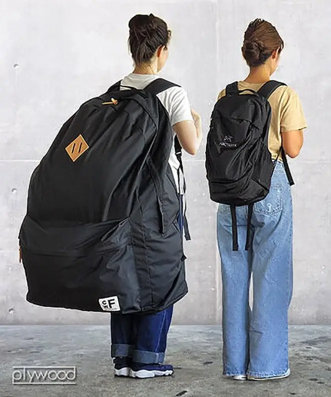 The backpacks are available to buy from a Japanese online retailer