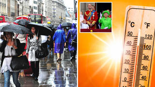 UK to face rain and thunder before glorious 20C sunshine over Platinum Jubilee
