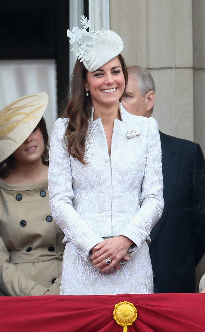 The Duchess of Cambridge wore a gorgeous two-piece for Trooping the Colour in 2014