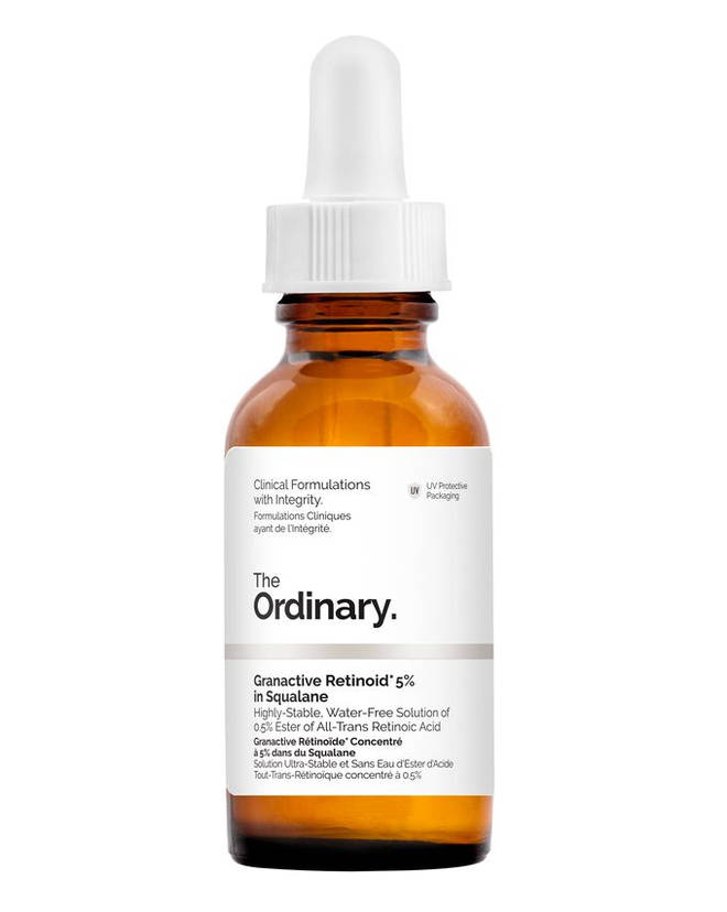 The Ordinary Granactive Retinoid 5% in Squalane is great for sensitive skin