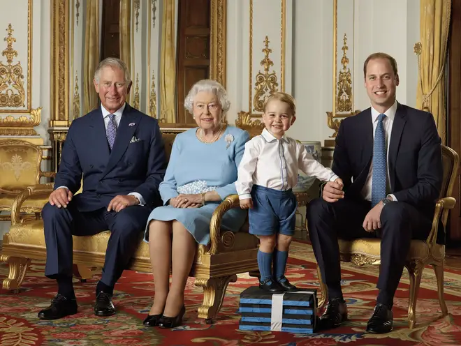 The Queen will reportedly be joined by Prince Charles, Prince William and Prince George on the balcony of Buckingham Palace