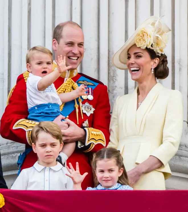 The Duchess of Cambridge may also appear on the balcony on Sunday afternoon